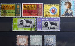 Hong Kong British Lot mit alten Werten