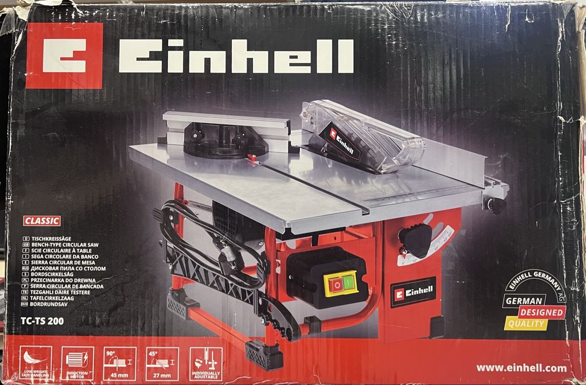 Einhell Seghe: Scie circulaire de table Einhell TC-TS 200 en bon état – Usato da Prangins venduto da AndreGB