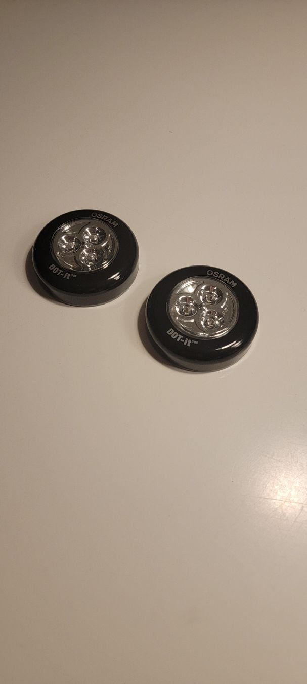 Osram Lampade: 36x Osram Dot-it Leuchten, Klebeleuchten, warmweiss – Nuovo (secondo la descrizione) da Cham venduto da Mako8352 3