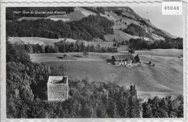 Tour de Gourze vue d'avion - Flugaufnahme