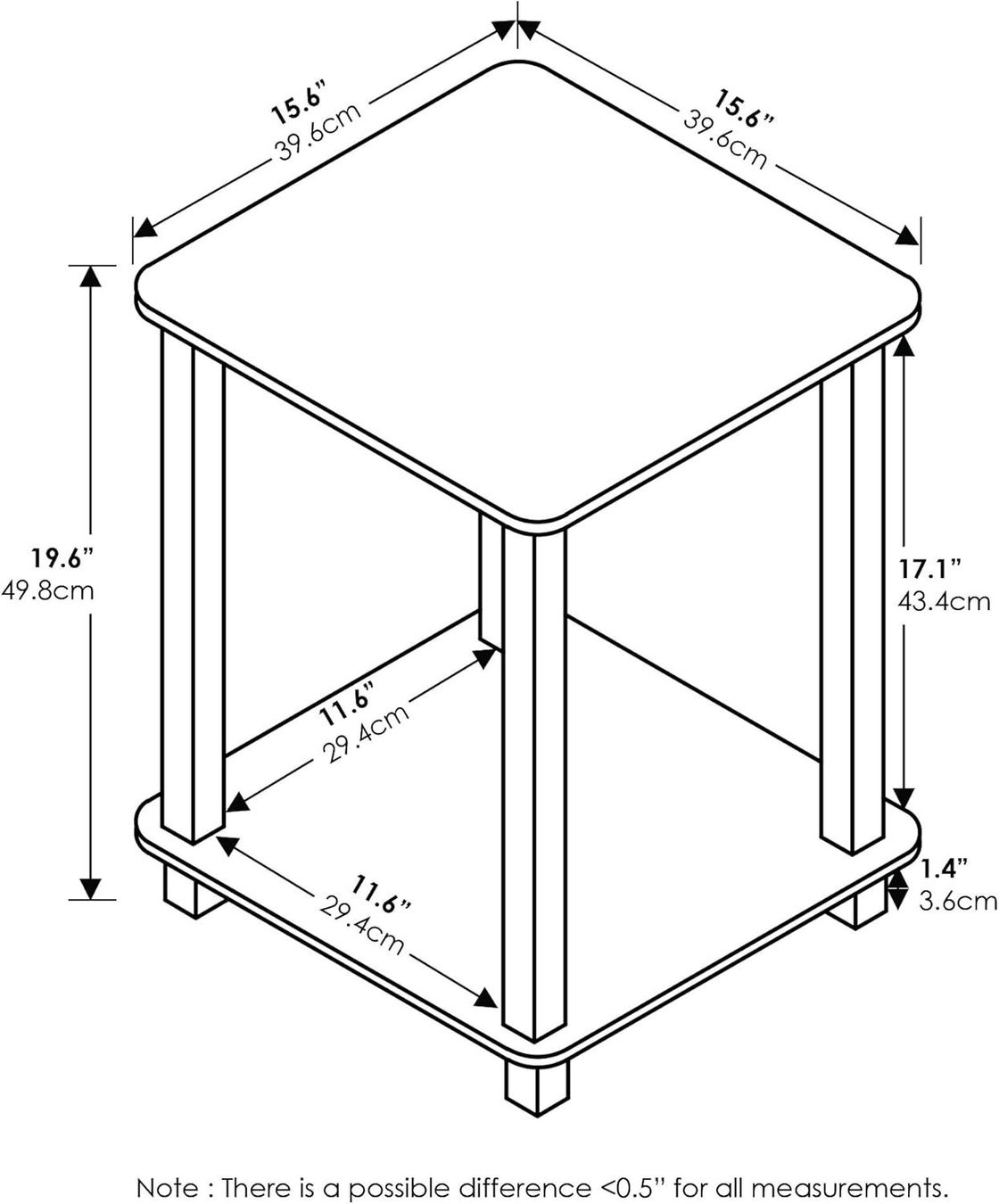 Tavoli: Beistelltisch 2er Set Couchtisch mit 2 Ebenen Holz – Nuovo e nell'imballaggio originale da Neuhausen venduto da apo_zn9s 7