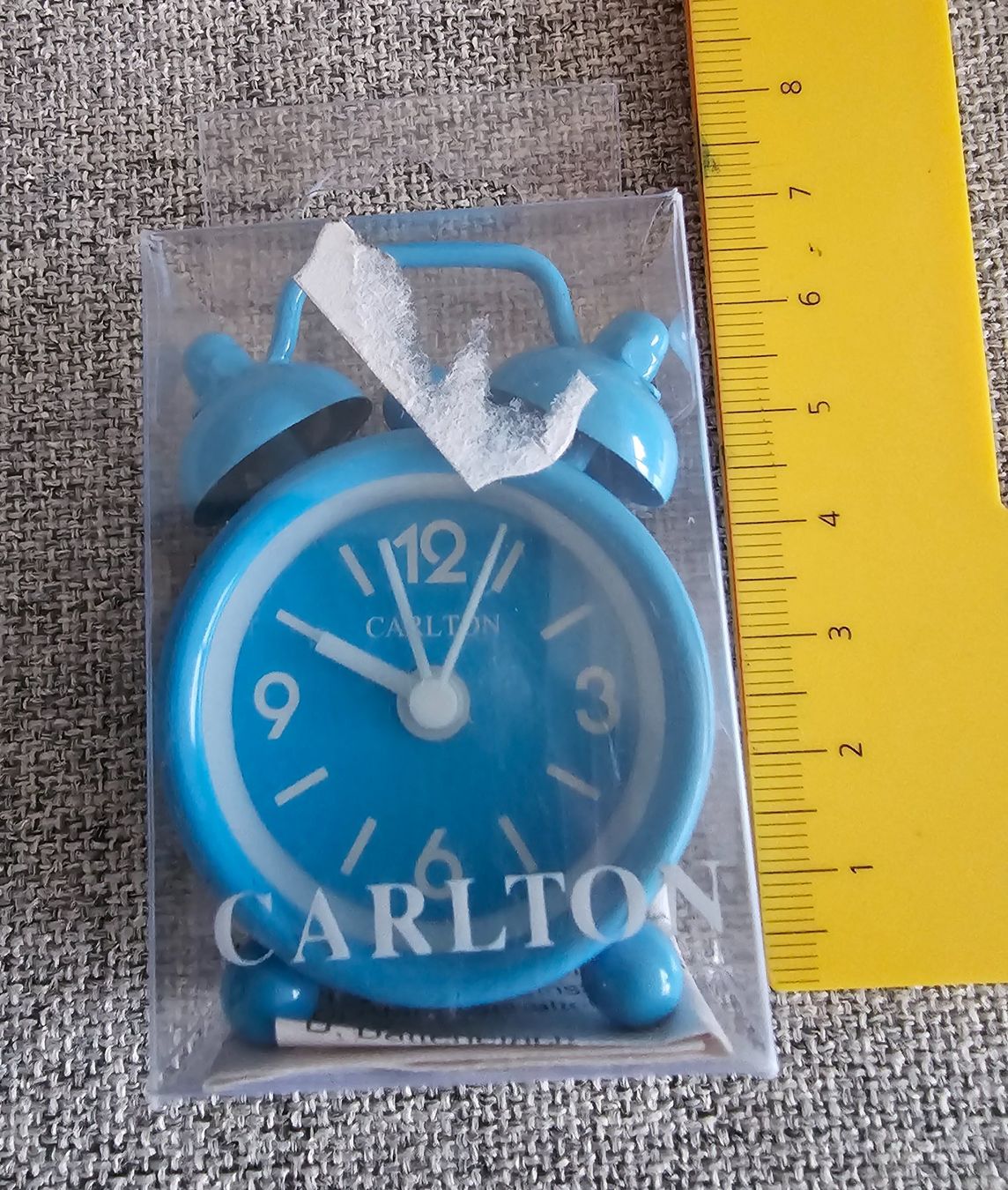 Sveglie: Mini Wecker Blau  FABRIKNEU – Nuovo e nell'imballaggio originale da Bütschwil venduto da Taranabo 1