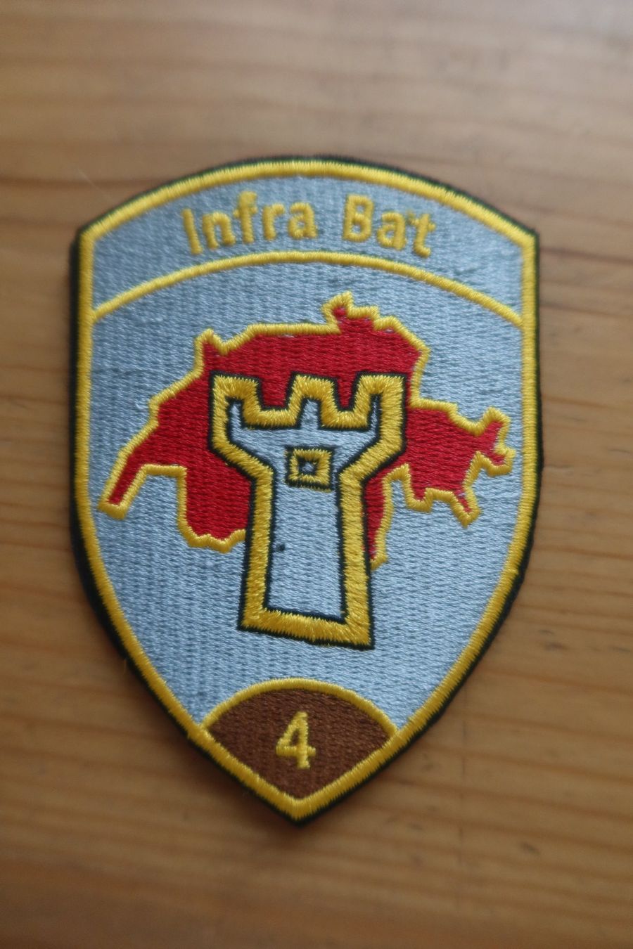 Schweizer Armee Placchette & Badge: Infra Bat 4 Klett Badge – Nuovo (secondo la descrizione) da Chur venduto da zowie72