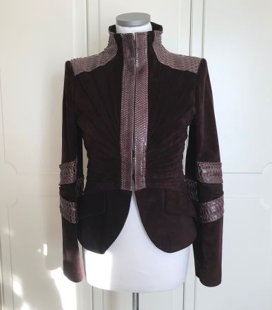 Gucci Runway Python Jacke NP 7700 CHF Gr. IT 40