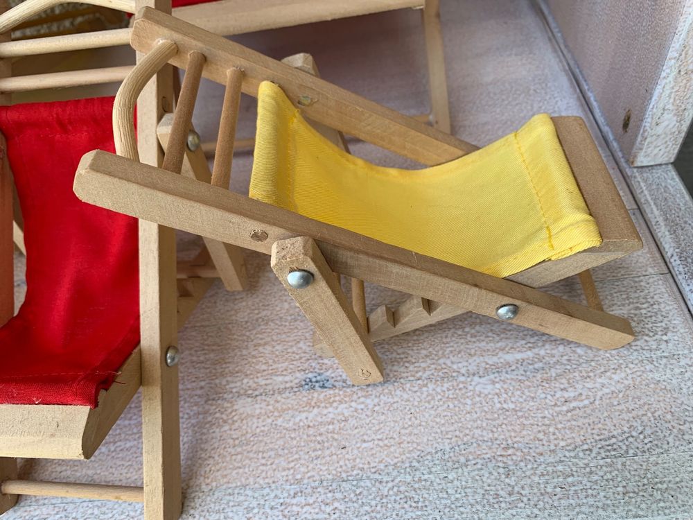 Deko Liegestühle aus Holz Kaufen auf Ricardo