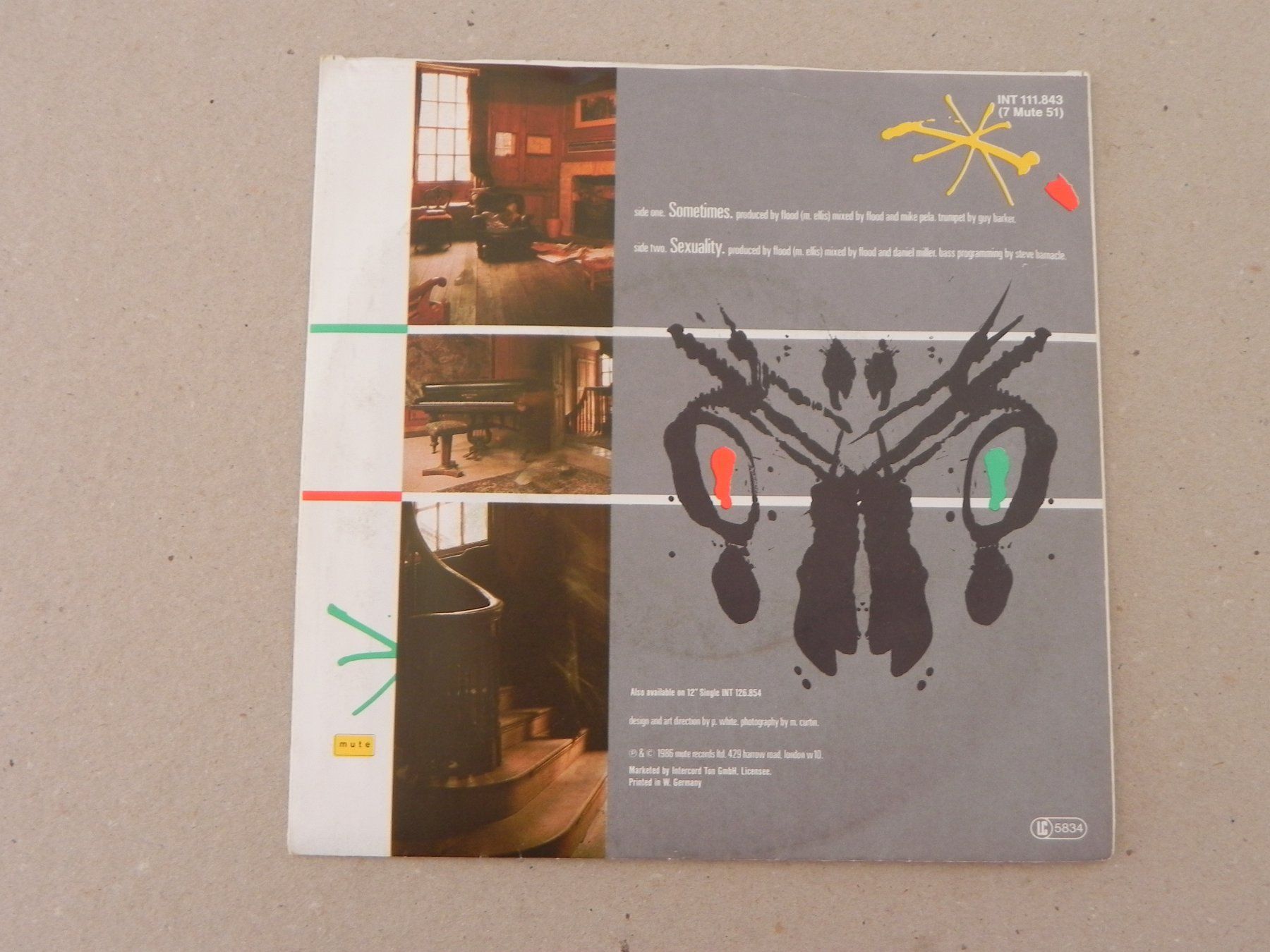 Dischi in vinile: Single Brit. Synthie Pop Dance Duo Erasure 1986 Sometimes – Usato da Siebnen venduto da krimsie 1