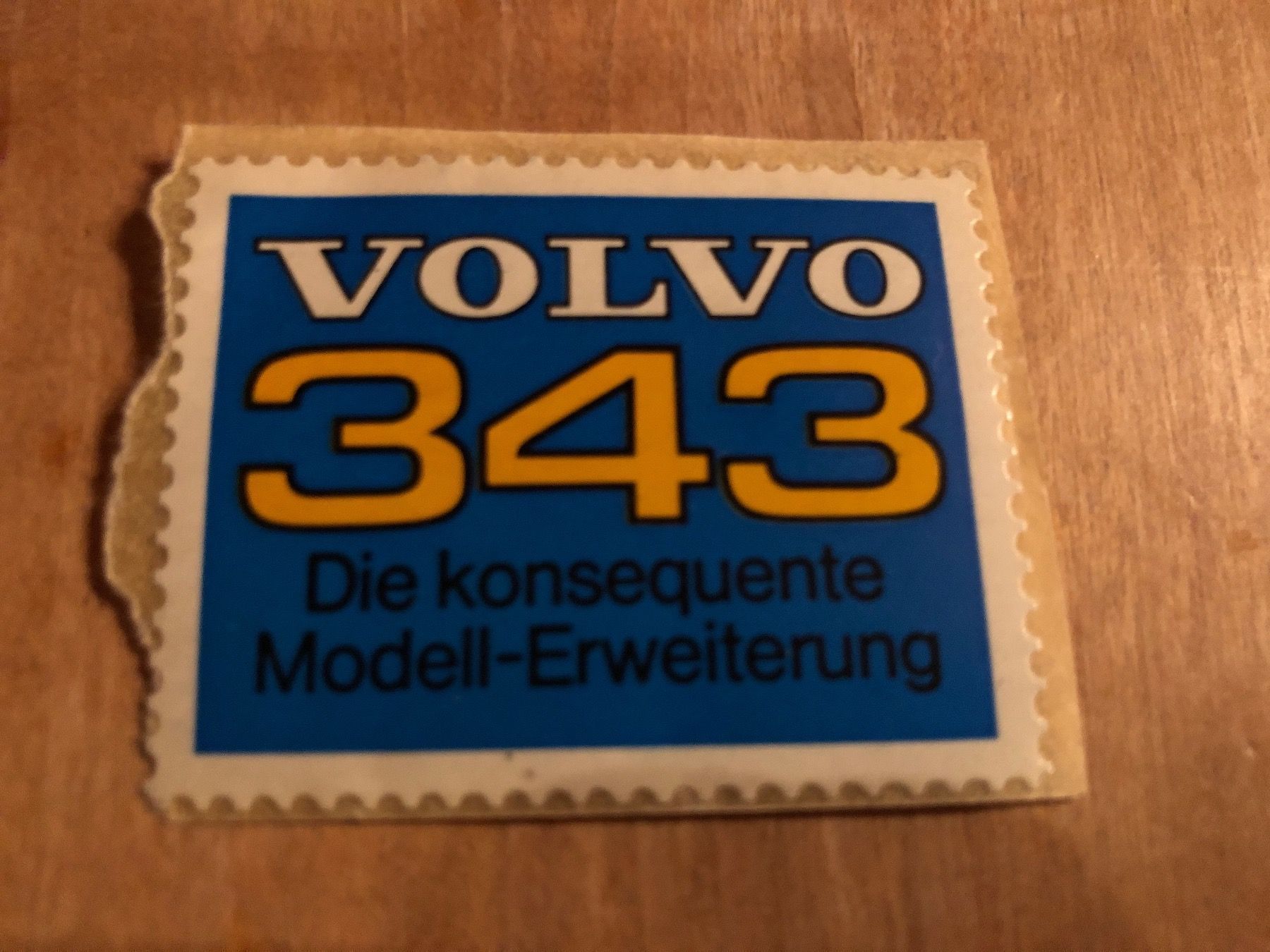 Aufkleber: Volvo 343 Abziehbild / Sticker / Kleber – Gebraucht aus Winterthur von cheerio97 2
