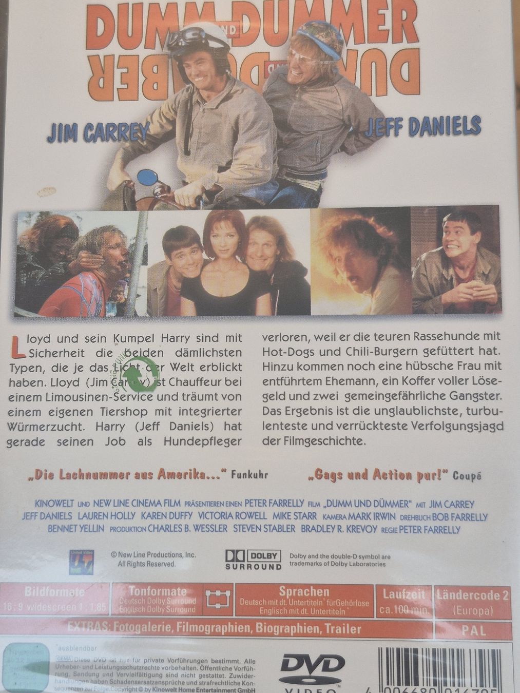 Tutti i DVDs: Dumm und Dümmer DVD - Originalverpackt, NEU! – Nuovo e nell'imballaggio originale da Oberembrach venduto da Kady638 1