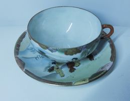 Vintage Japanese Kutani Porcelain 1960er