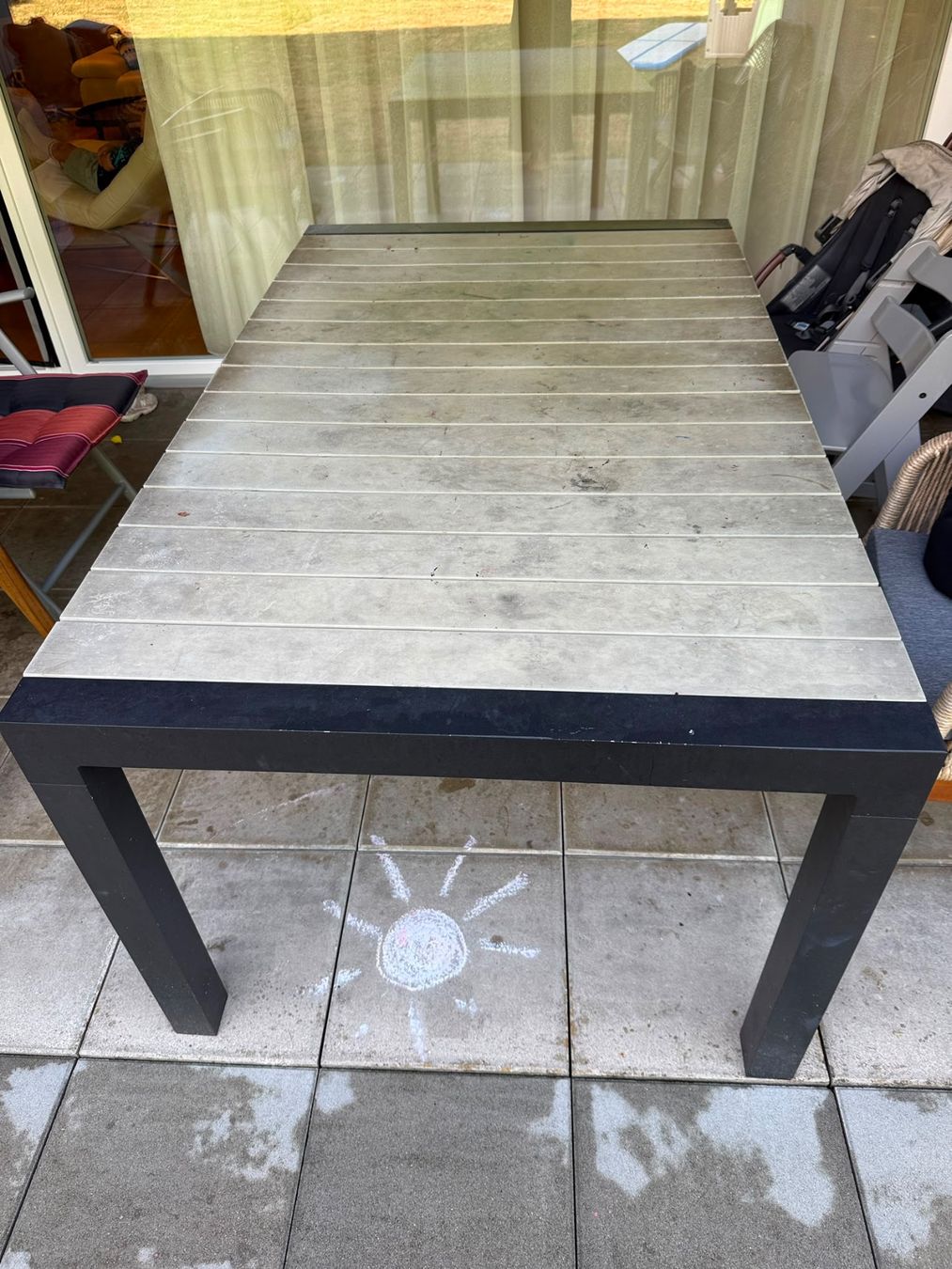 Tische: Gartentisch 180cm / ausziehbar bis 250cm – Gebraucht aus Urtenen-Schönbühl von axentra_BE