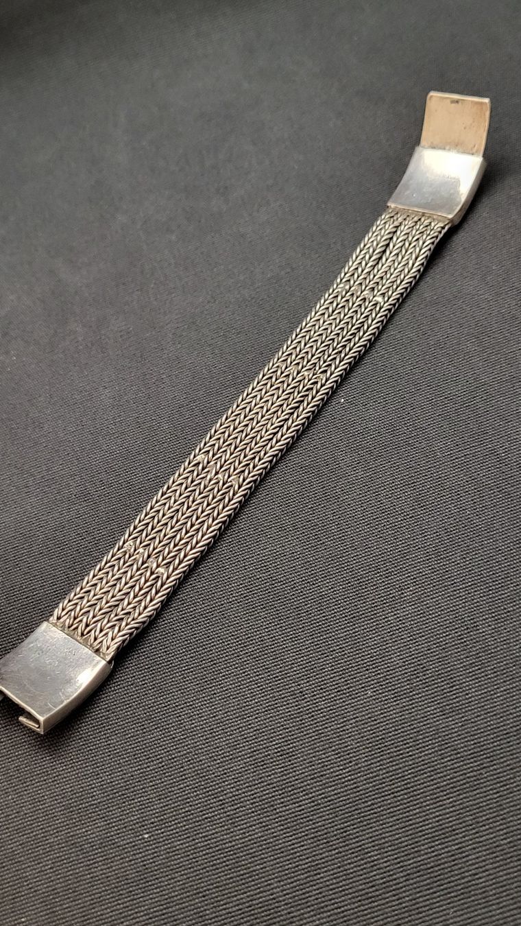 Armbänder & -reifen: Breites Silber-Armband – Gebraucht aus Basel von spinne02 4