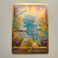 Pokemon Mew Gold 025 Celebrations Illustration Rare Full Art