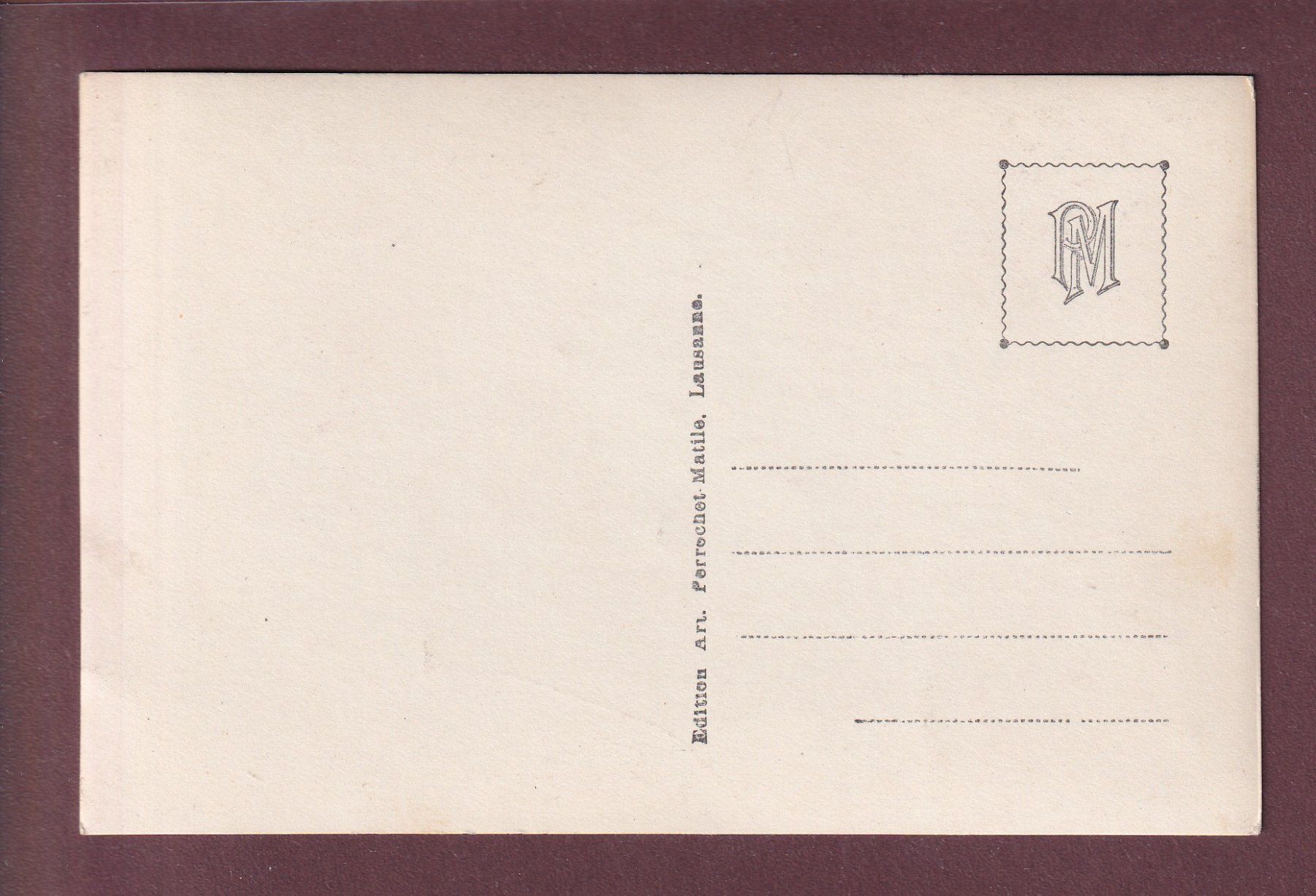 Cartes postales: LAUSANNE - Terrasse de la Cathédrale – D'occasion à Pully par nicecards 1