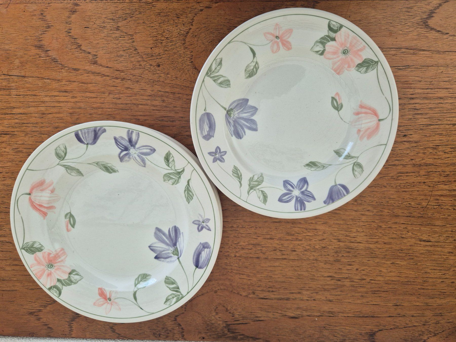 Piatti: 2x6 assiettes porcelaine EIT England C66 – Usato da Fully venduto da tameab