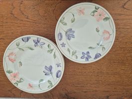 2x6 assiettes porcelaine EIT England C15