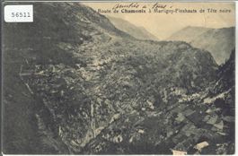 Route de Chamonix a Martigny-Finhaut et la Tete-Noire