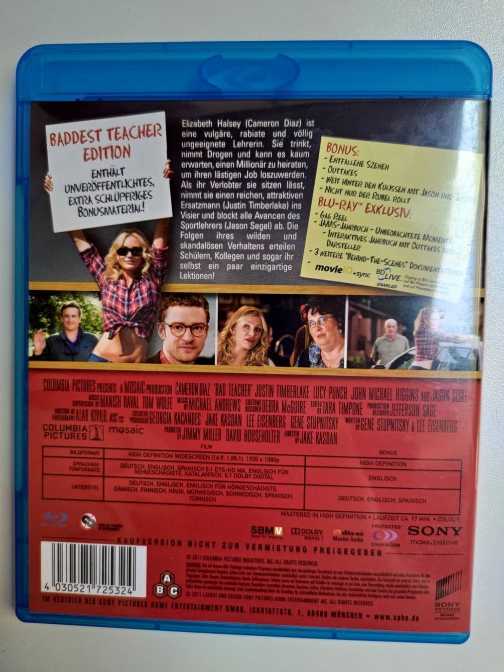 Tutti i DVDs: Bad Teacher – Usato da Liestal venduto da Kratzilla 2