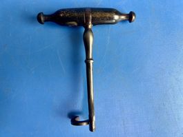 antiker Zahnschlüssel Stahl / Horn