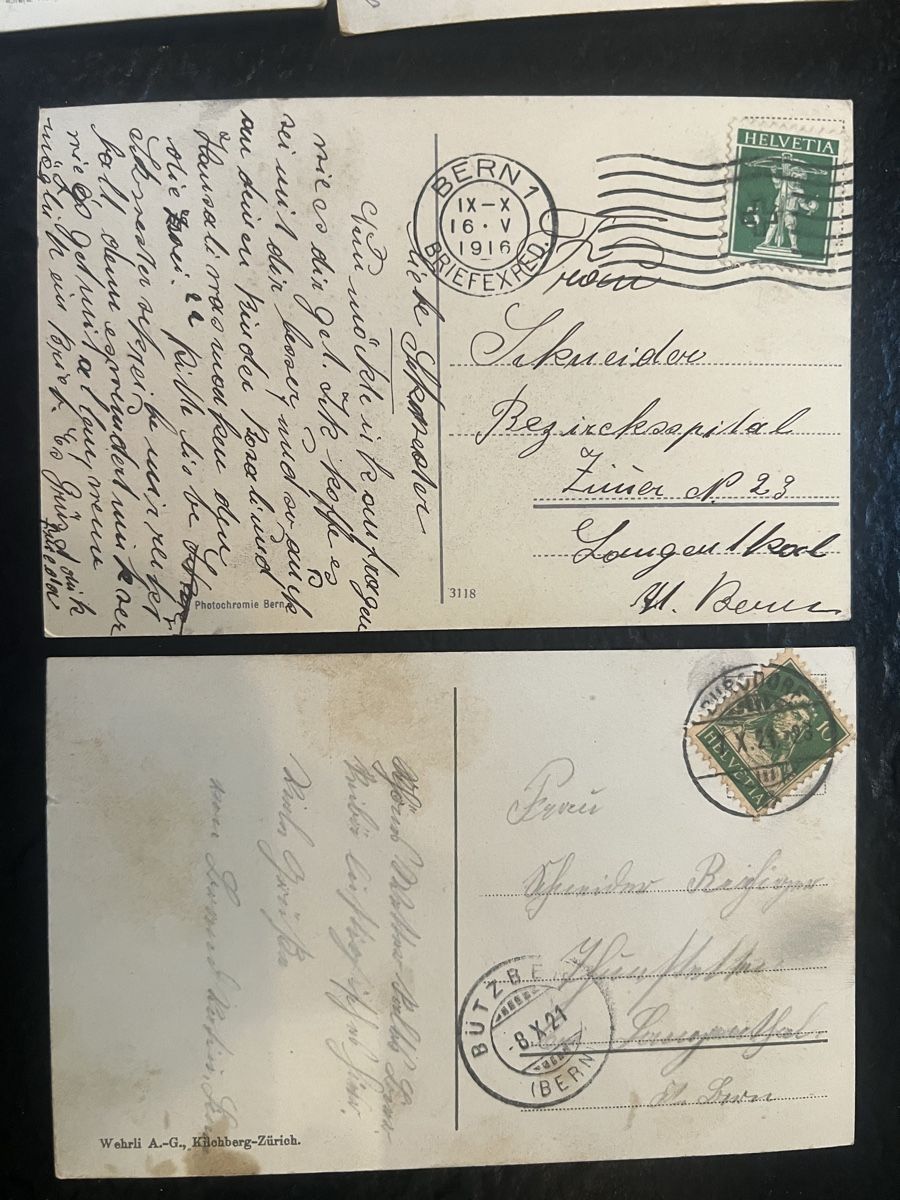Cartoline postali: 6 Ansichtskarten Bern historisch 1916-1923 – Usato da Laufen venduto da Belezza 9
