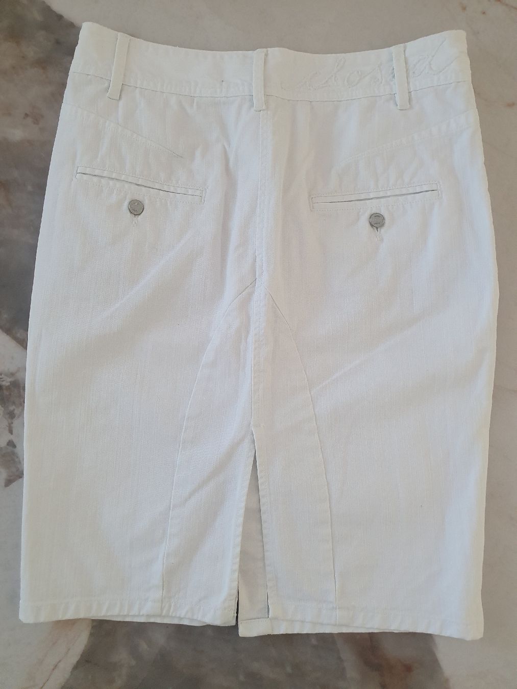 Closed Gonne: CLOSED Jeansrock Gr. 29, weiss – Usato da Horgen venduto da webcaro411 3