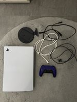 PS5 Digital Edition 825GB + OVP+ Purple Controller + Zubehör