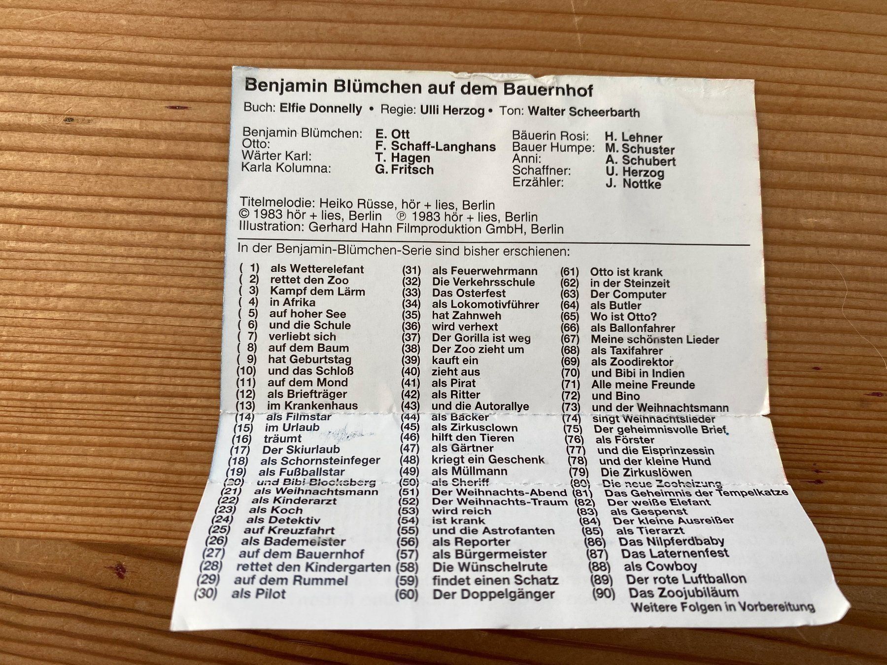 Musicassette: Kassette – Benjamin Blümchen (27) – Usato da St.Gallen venduto da kingsamas 4