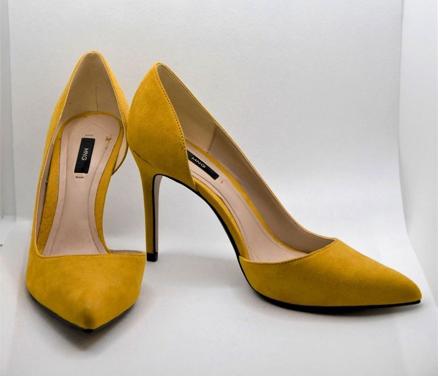 Mango Scarpe da donna: Mango Pumps Senfgelb Wildlederimitat, Gr. 36 - – Usato da Zürich venduto da Jocki02