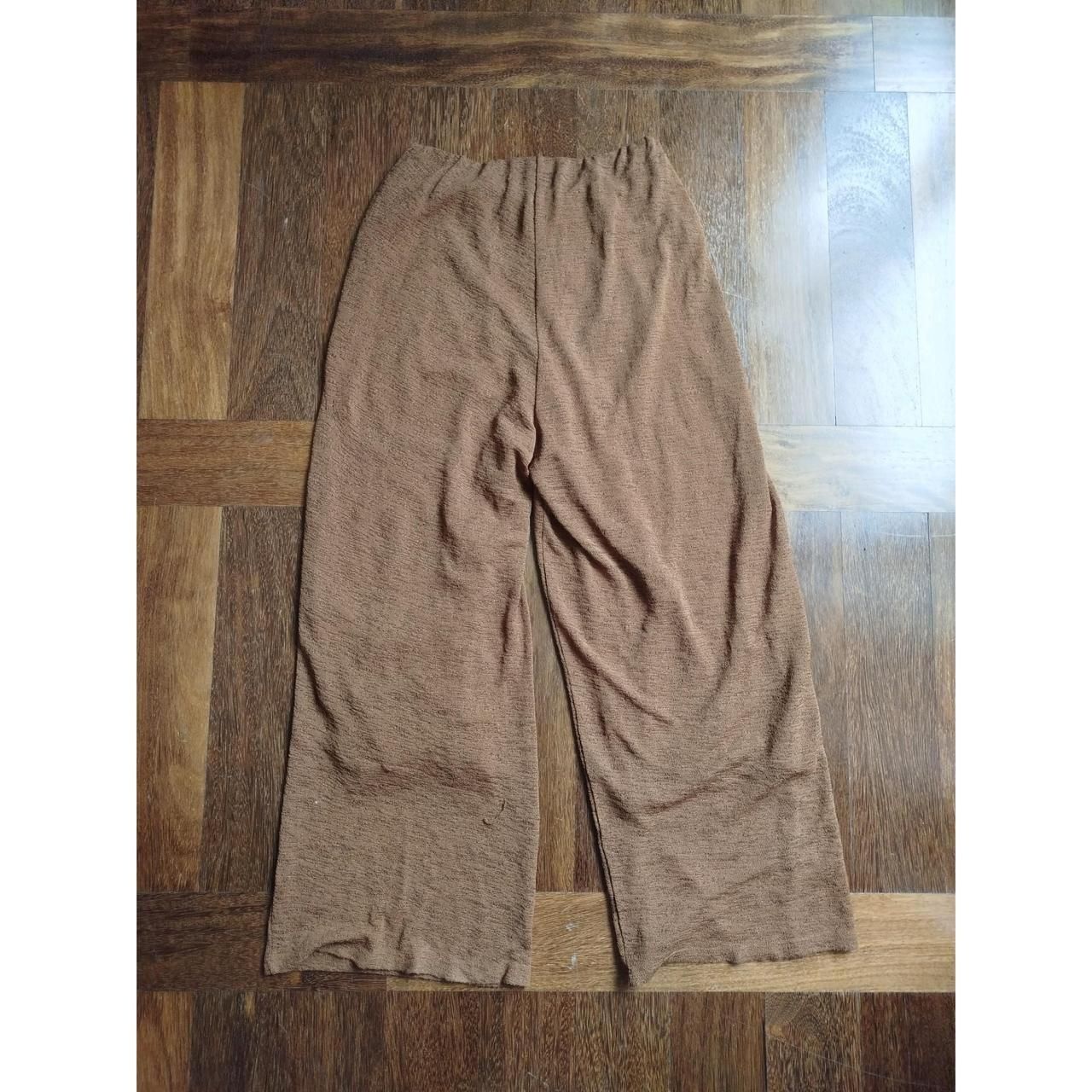 Mango Pantalons: braune Strickhose von Mango – D'occasion à St. Gallen par jbu_ns6v 1