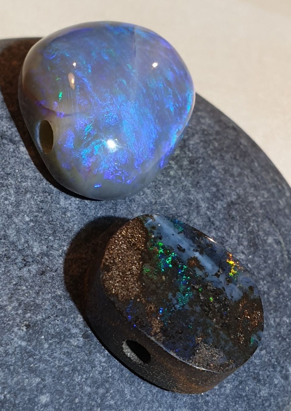 Ciondoli: Boulder & Black Opal Beads / Konvolut 3 – Nuovo (secondo la descrizione) da Niederbüren venduto da Raphael014 8