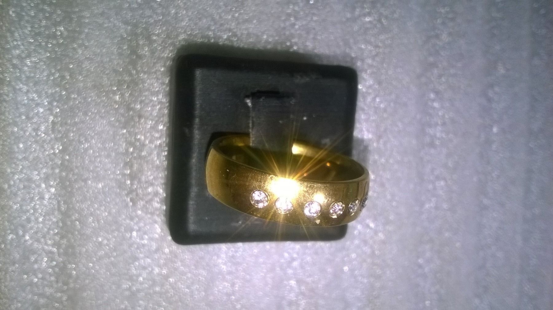Anelli: RING EDELSTHAL,,VERGOLDET MIT ECHT KRISTALL – Nuovo (secondo la descrizione) da Basel venduto da bijoutrie_4