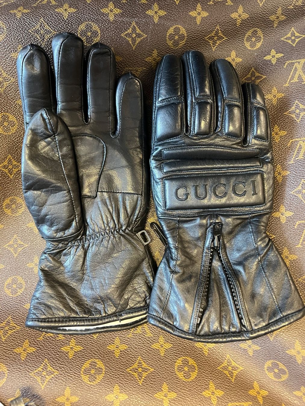 Guanti & manicotti: GUCCIs winterhandschuhe leder schwarz – Nuovo (secondo la descrizione) da Zürich venduto da chair02 2