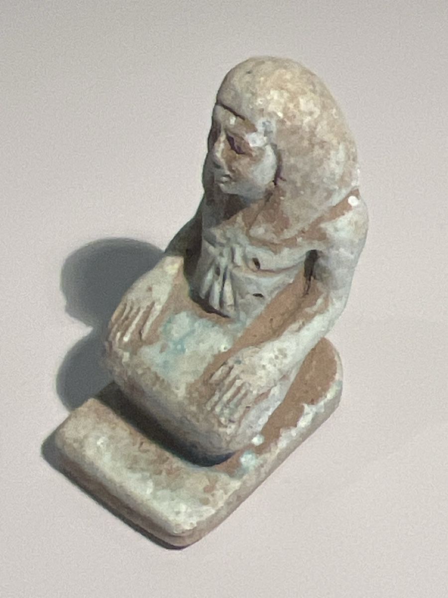 Sculture & Statue: Ägyptische Faience-Statue, Periode 26. - 30. Dynastie – Usato da Küssnacht a. Rigi venduto da Unique-Valuable 1