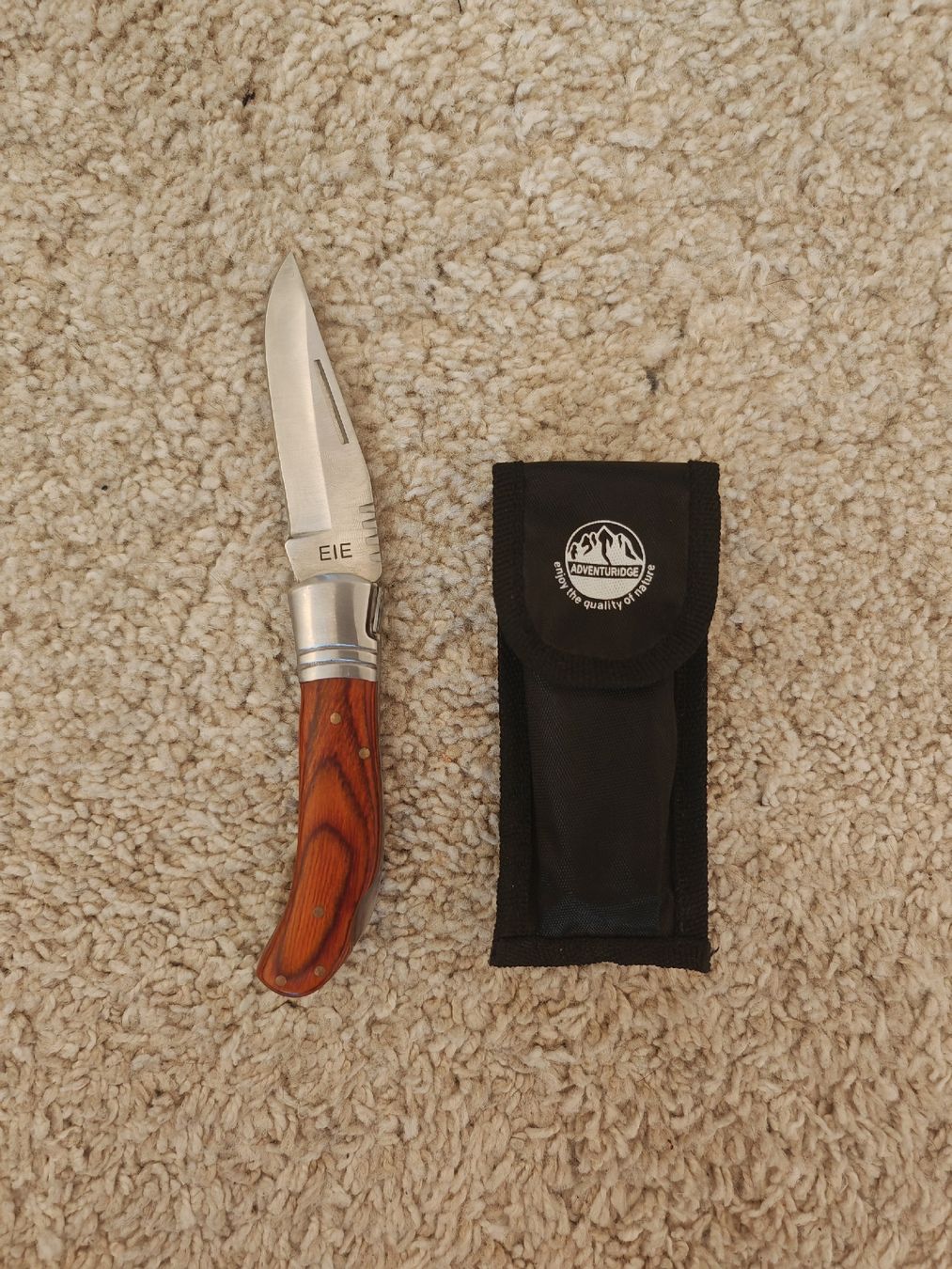 Coltelli tascabile: Sackmesser mit Etui und Holzgriff – Nuovo (secondo la descrizione) da Niederhasli venduto da OlympusDMons 2