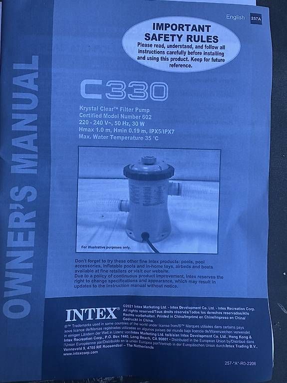 Piscines: Pompa Piscina Intex easy – D'occasion à Castel San Pietro par pas_q7vy