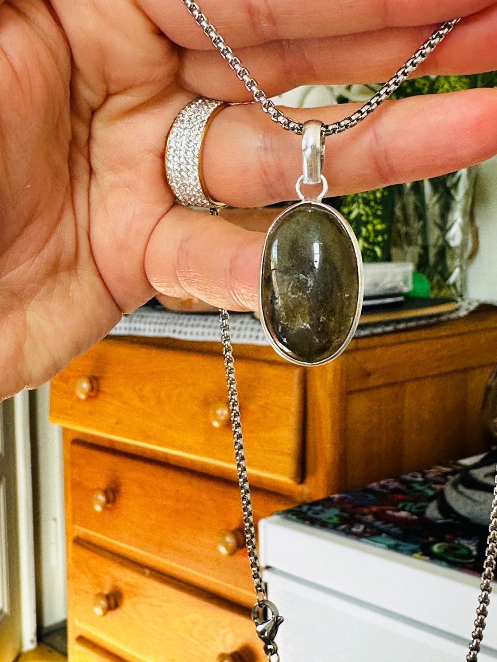 Catenine: Labradorite necklace – Nuovo e nell'imballaggio originale da Genève venduto da AGBERG 4