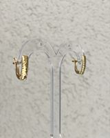 750 / 18K Gold Clip Earrings (ECHT GOLD, gestempelt)