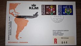 KLM Zürich - Panama 04.04.1980