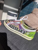 Sneakers Fila mit handbemaltem Design bunt Grösse 39