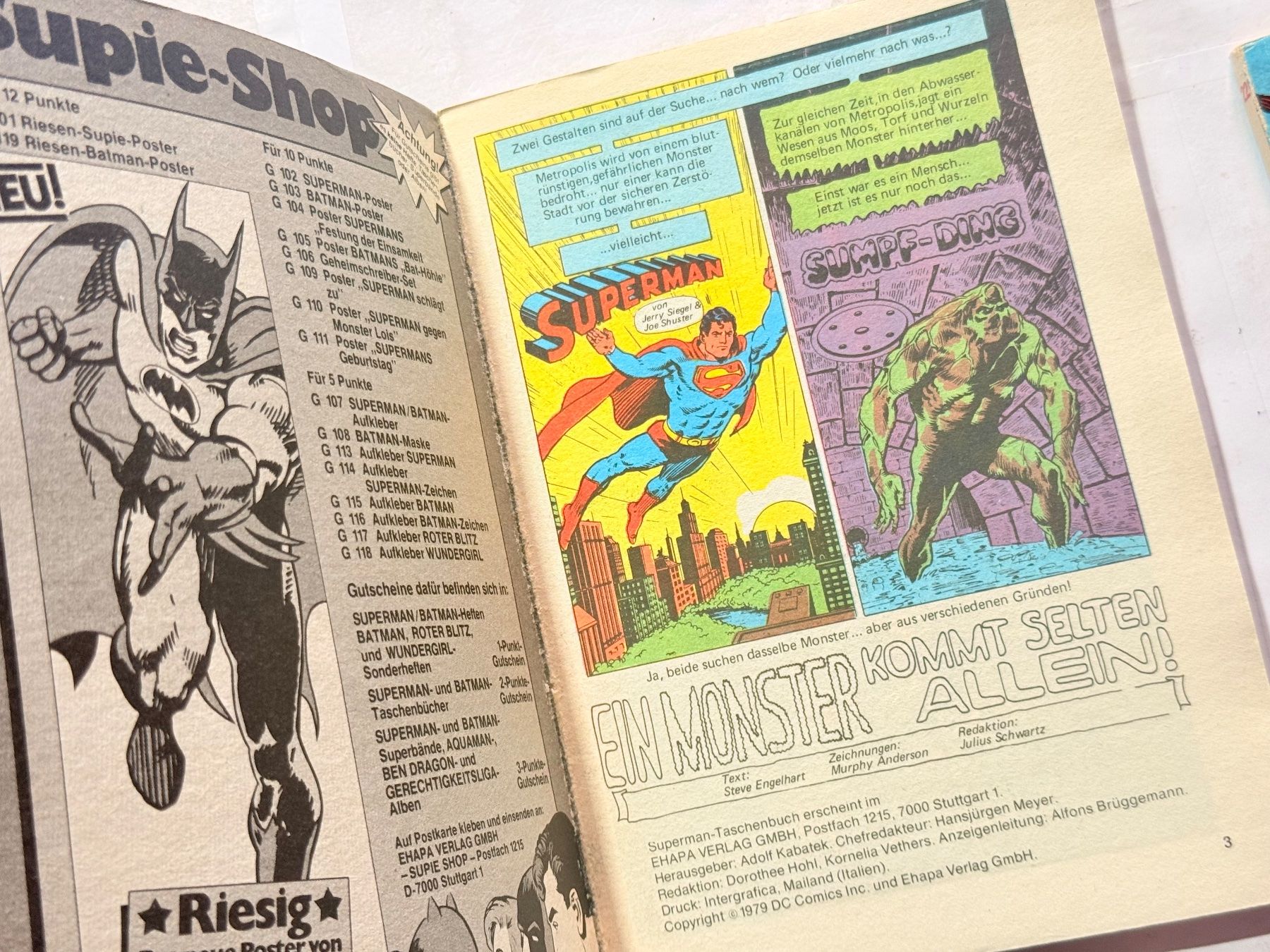 Comics: Superman Taschenbücher, Nr. 20, 22, 24 - Top Zustand! – Gebraucht aus Zuerich von SonderArt-Wertgut 2