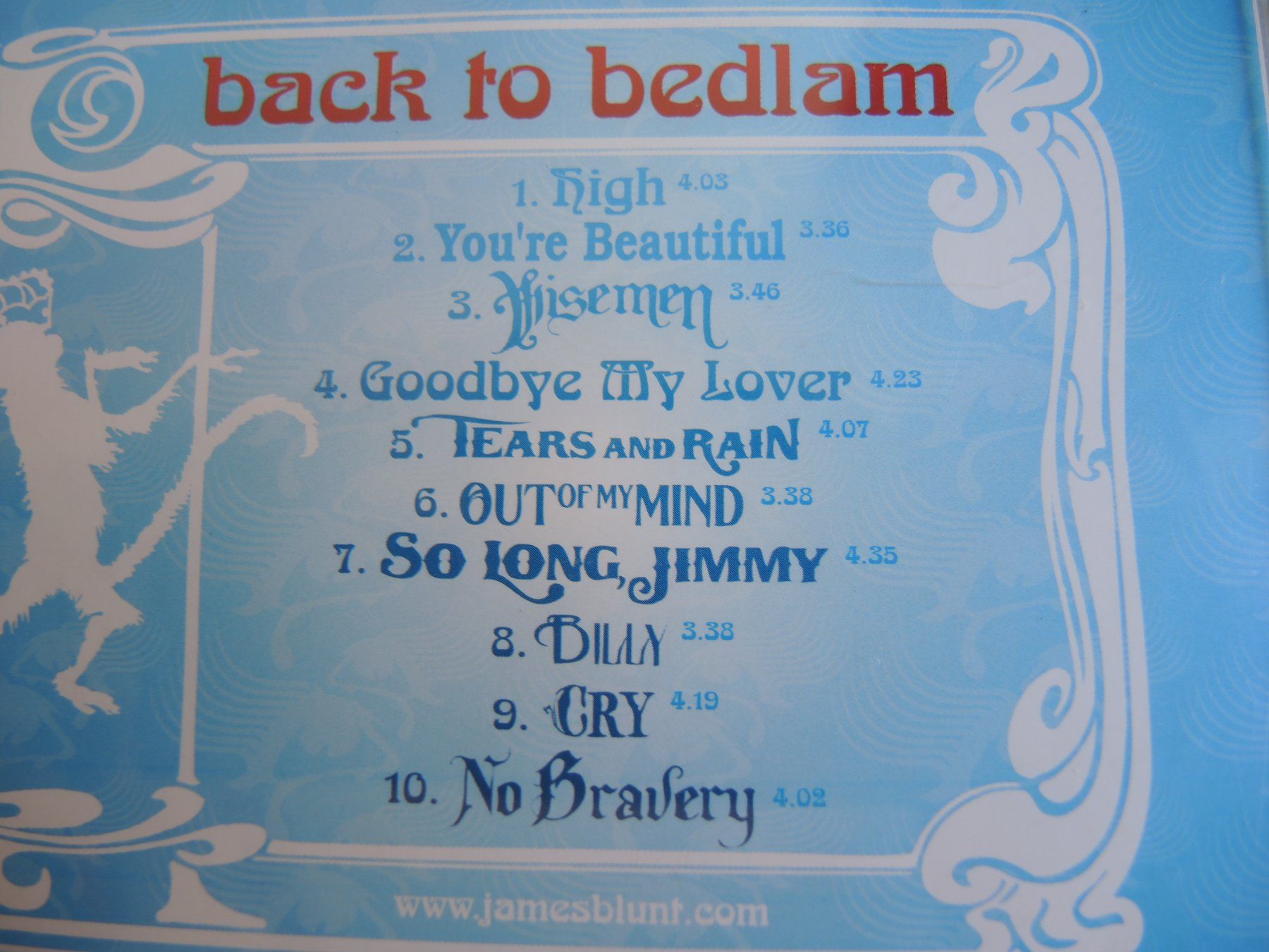 CD: James Blunt - Back to Bedlam CD – Usato da Rorschach venduto da maeck8 3