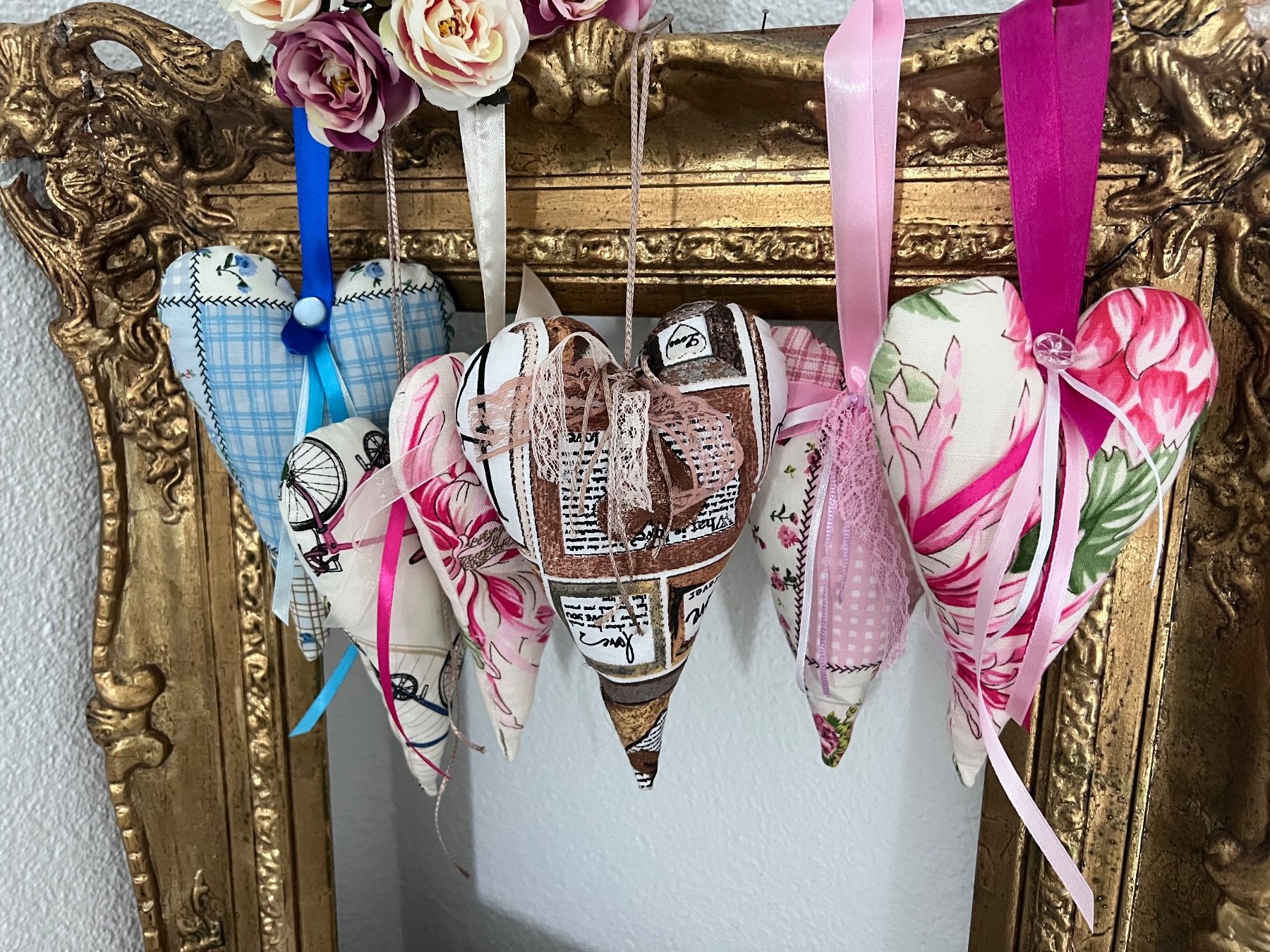 Tutte le decorazioni: Stoff Herz - Shabby – Nuovo (secondo la descrizione) da Walzenhausen venduto da Cerna007 3
