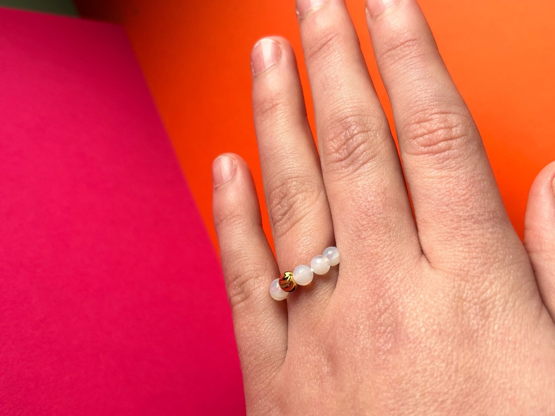 Anelli: Fingerring Stein Opal (unisex ca. Ringgrösse 50-56) – Usato da Laufen venduto da Bellavitaboom 6