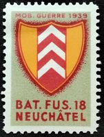 Soldatenmarke 2.WK, Füsilier Bat 18, Mob, Wi Inf 184
