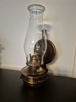 Wandlampe Petroleumlampe Kupfer mit Glas 