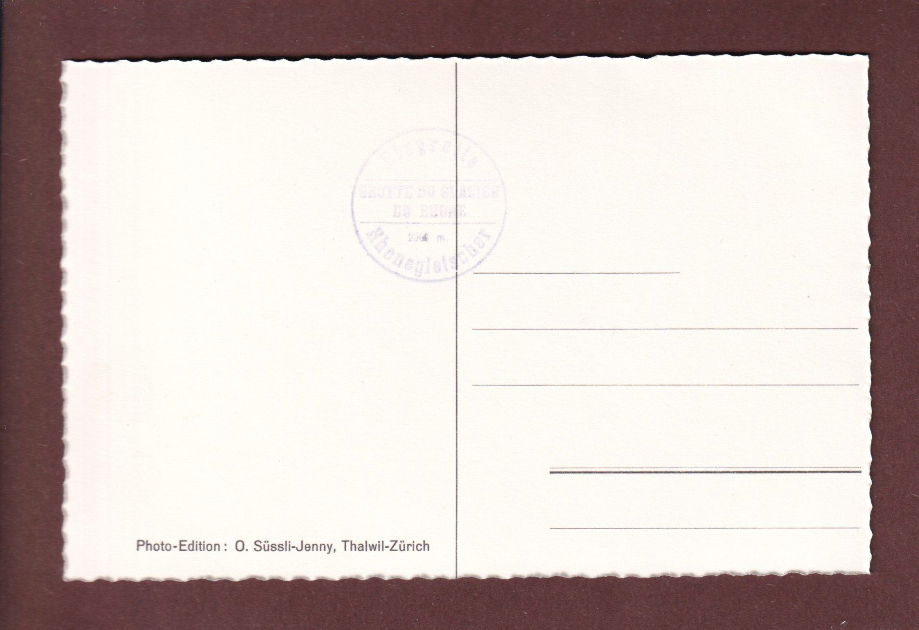 Cartoline postali: RHONEGLETSCHER - Gerstenhorn – Usato da Pully venduto da nicecards-shop 1