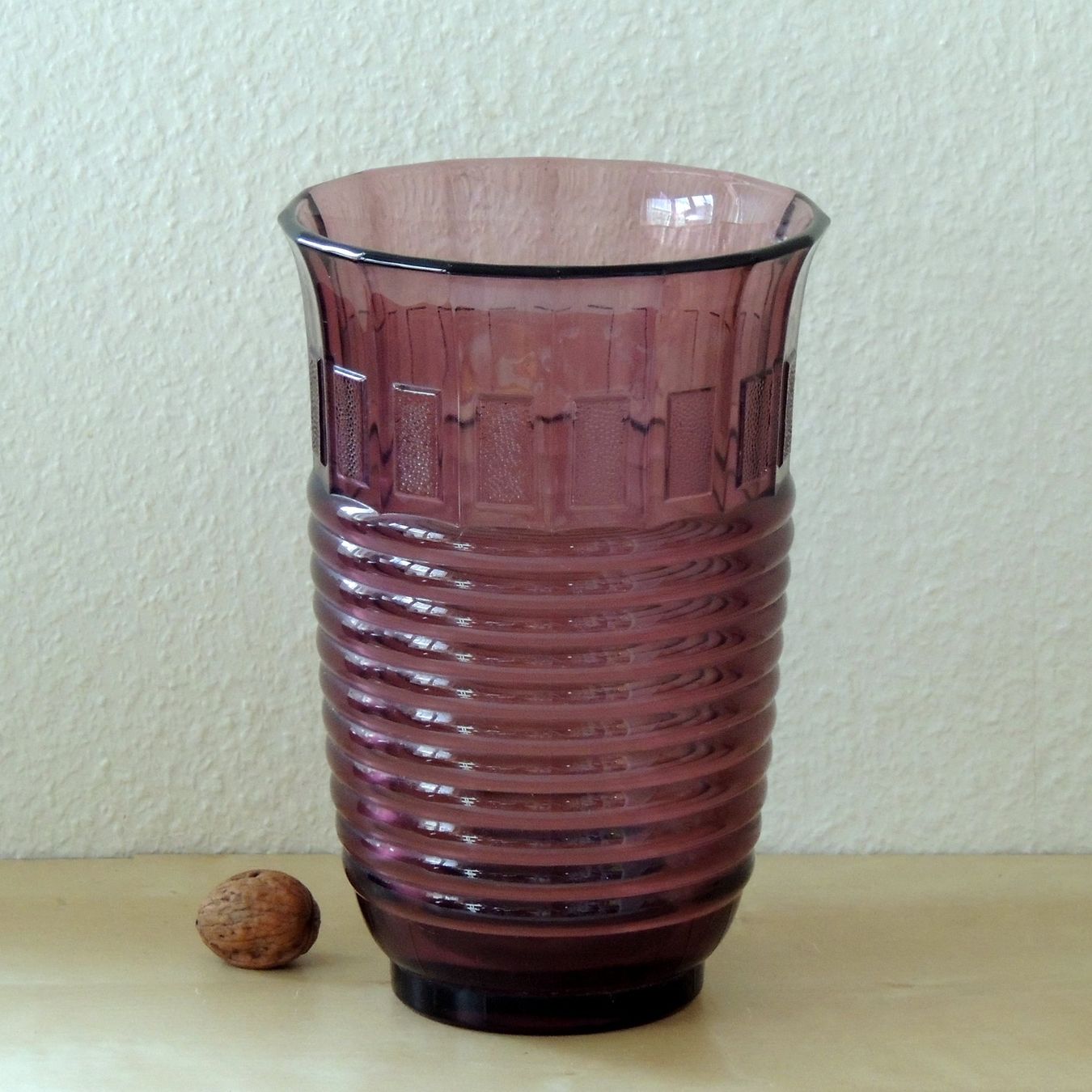 Lambert Vasi & Recipienti: Vase art déco, modèle Benoît, Val St-lambert, Luxval, 1930s – Usato da La Chaux-de-Fonds venduto da Helene2300