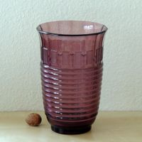 Vase art déco, modèle Benoît, Val St-lambert, Luxval, 1930s