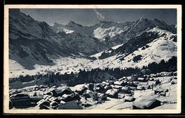 Adelboden, Teilansicht mit Steghorn, Wil