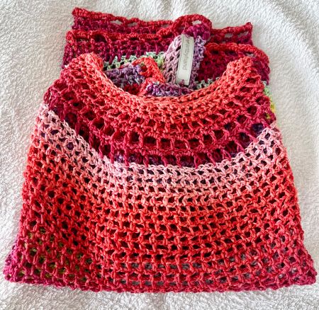 *artbyhand* Atelier-Pulli handgehäkeltes Unikat 1-size Natur
