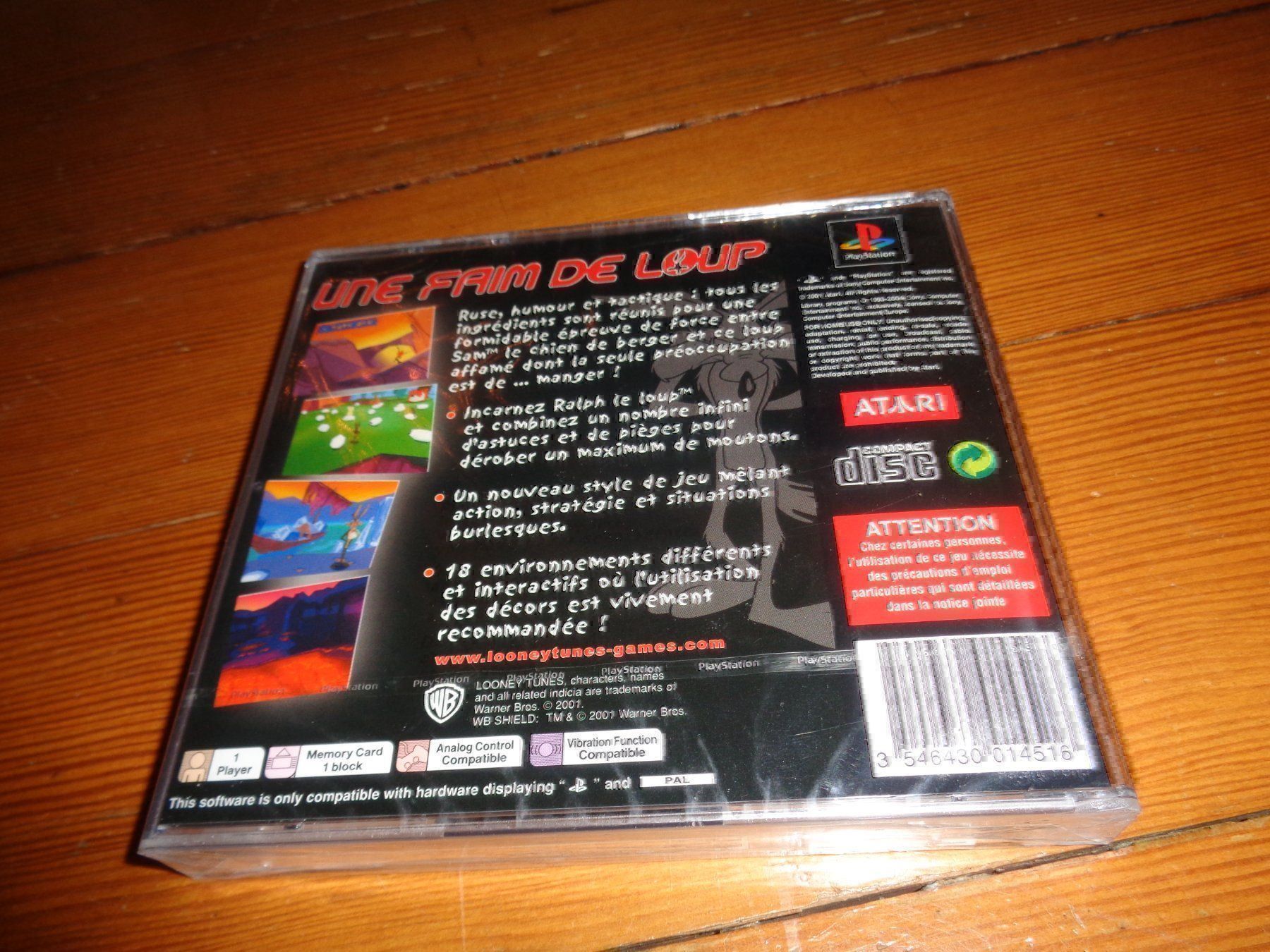 Sony Spiele: Une Faim de Loup PS1 NEUWARE – Neu und originalverpackt aus Olten von Disc-Ausverkauf 2